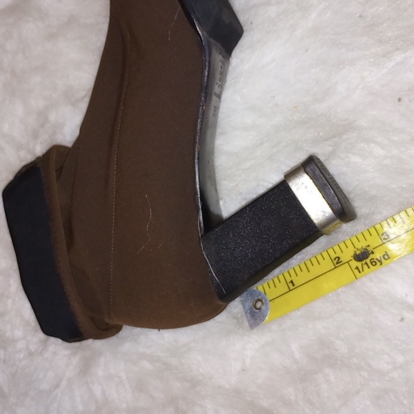 FENDI Knit Sock Boots. Dark Brown. Authentic. SIZE 5 - Picture 15 of 15